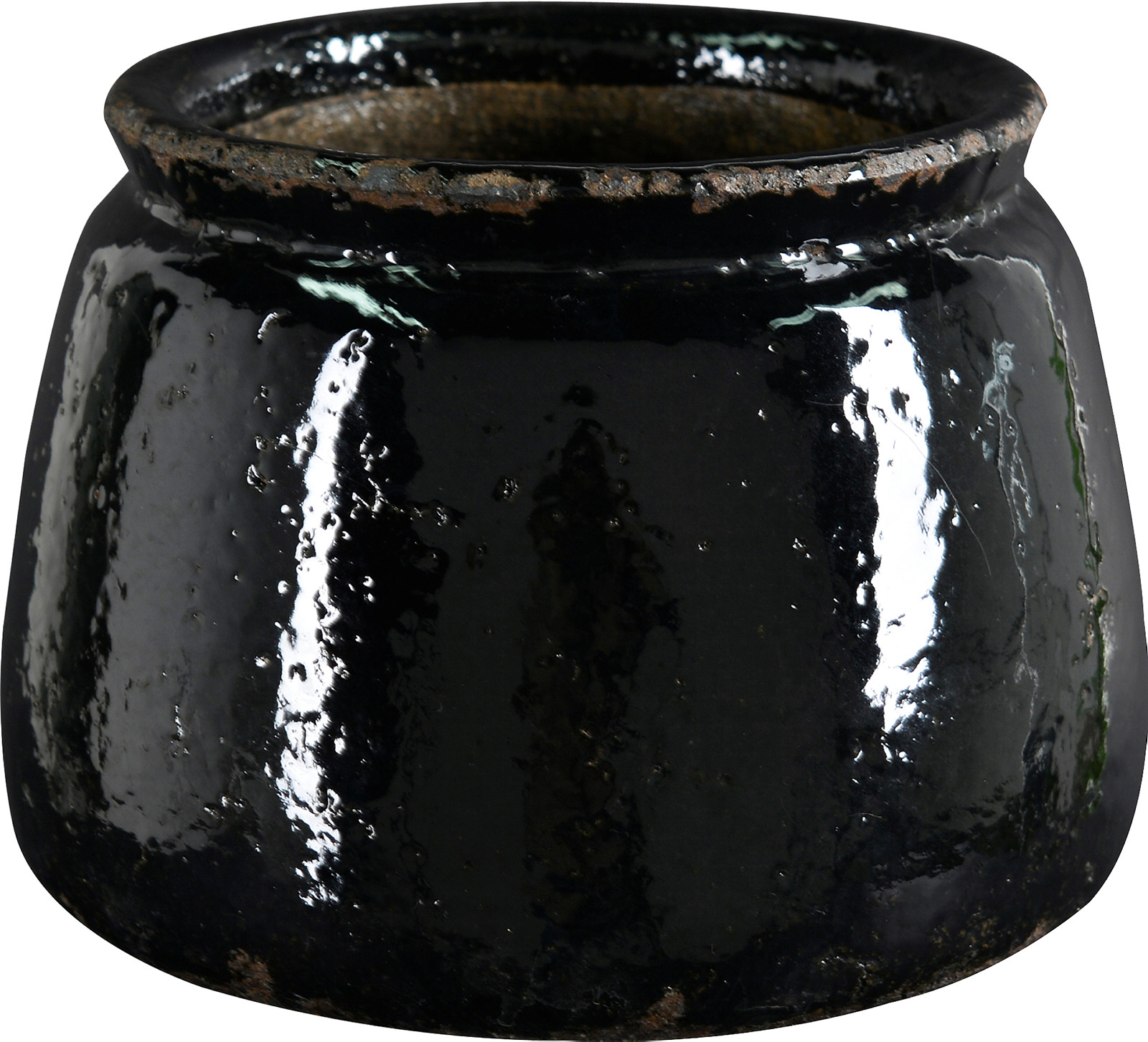 Walmer blomsterpotte sort matt keramikk, H14 cm