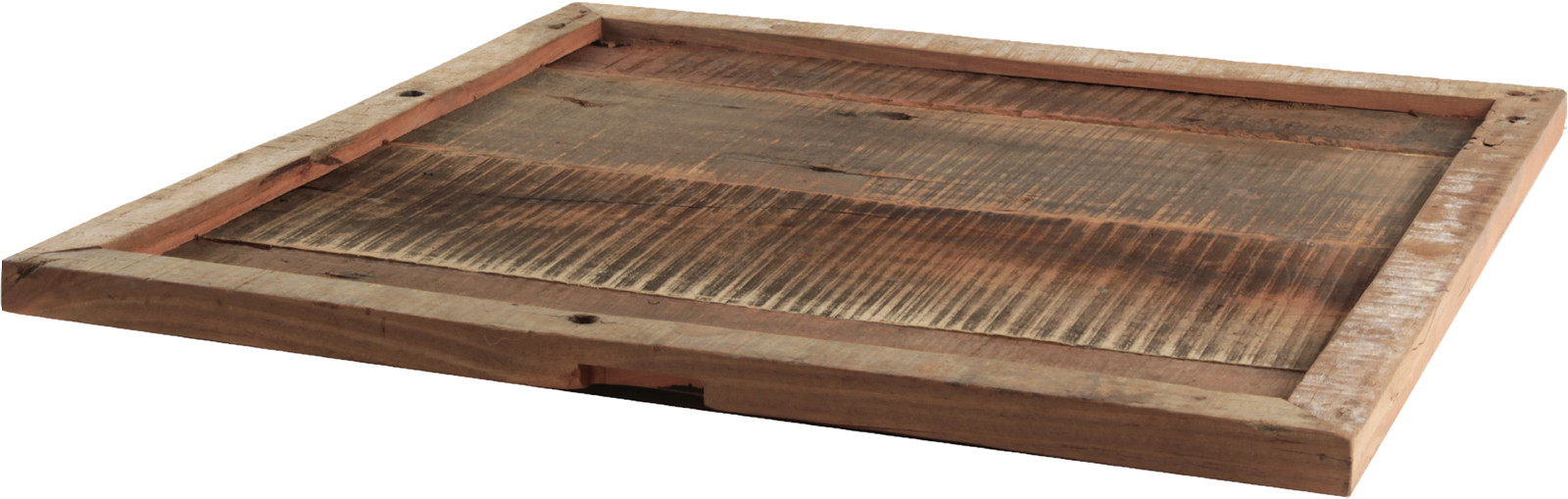 Lama brett tre med liten kant 55x55 cm