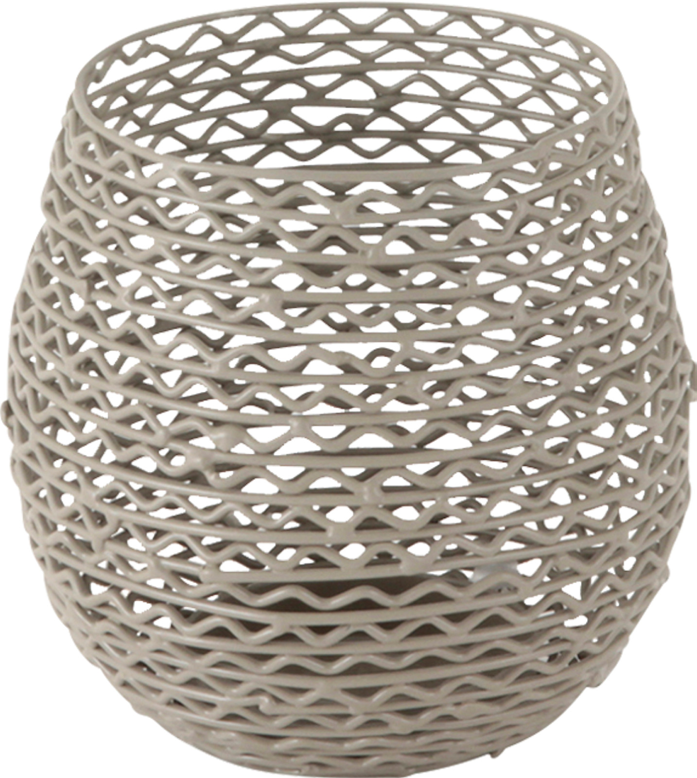 Aina Sollie Steen lyslykt lin natur, 10x10cm