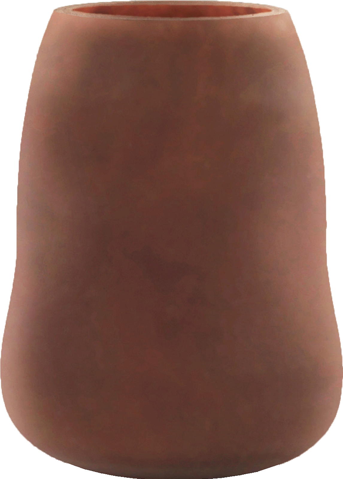 Aina Sollie Steen vase/lykt glass, cognac matt