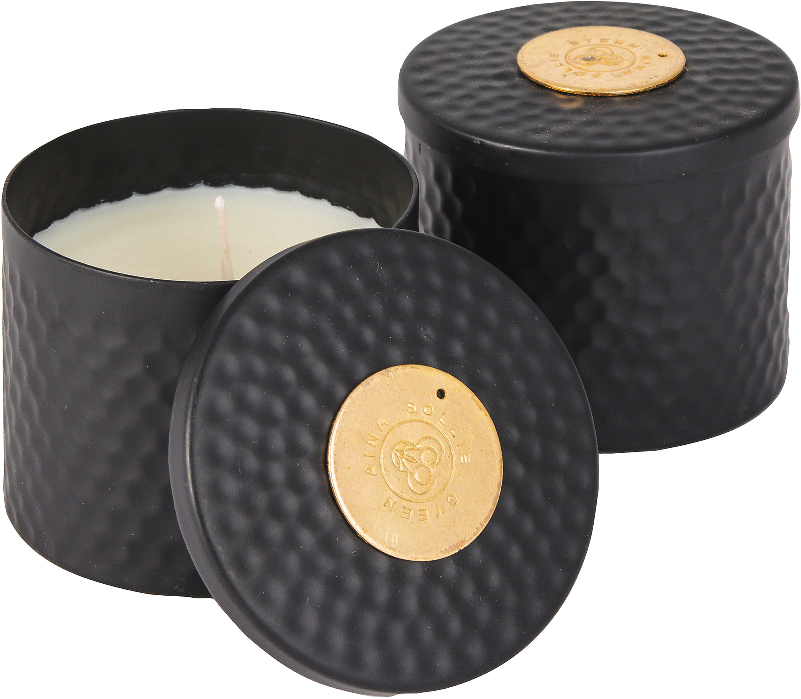 Aina Sollie Steen duftlys 2 stk, wild fig, cotton flower