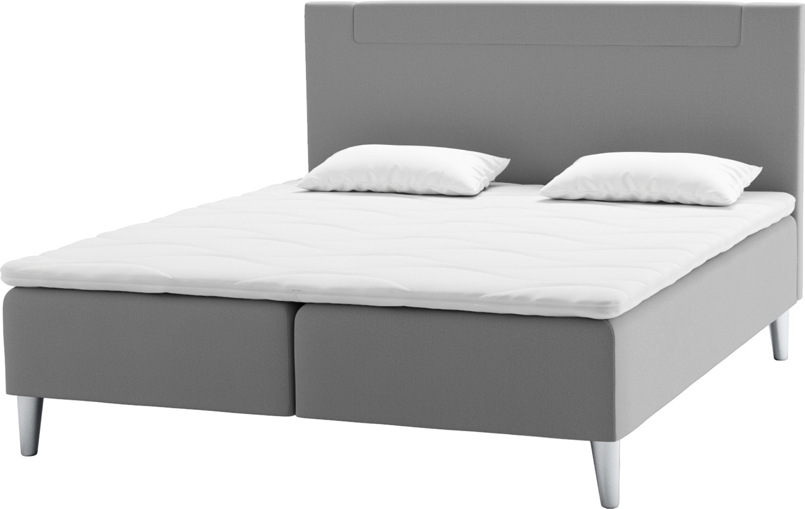 Zefir 2 ramme 150x200, Time Pale grey, Pure El, Cone leg 14