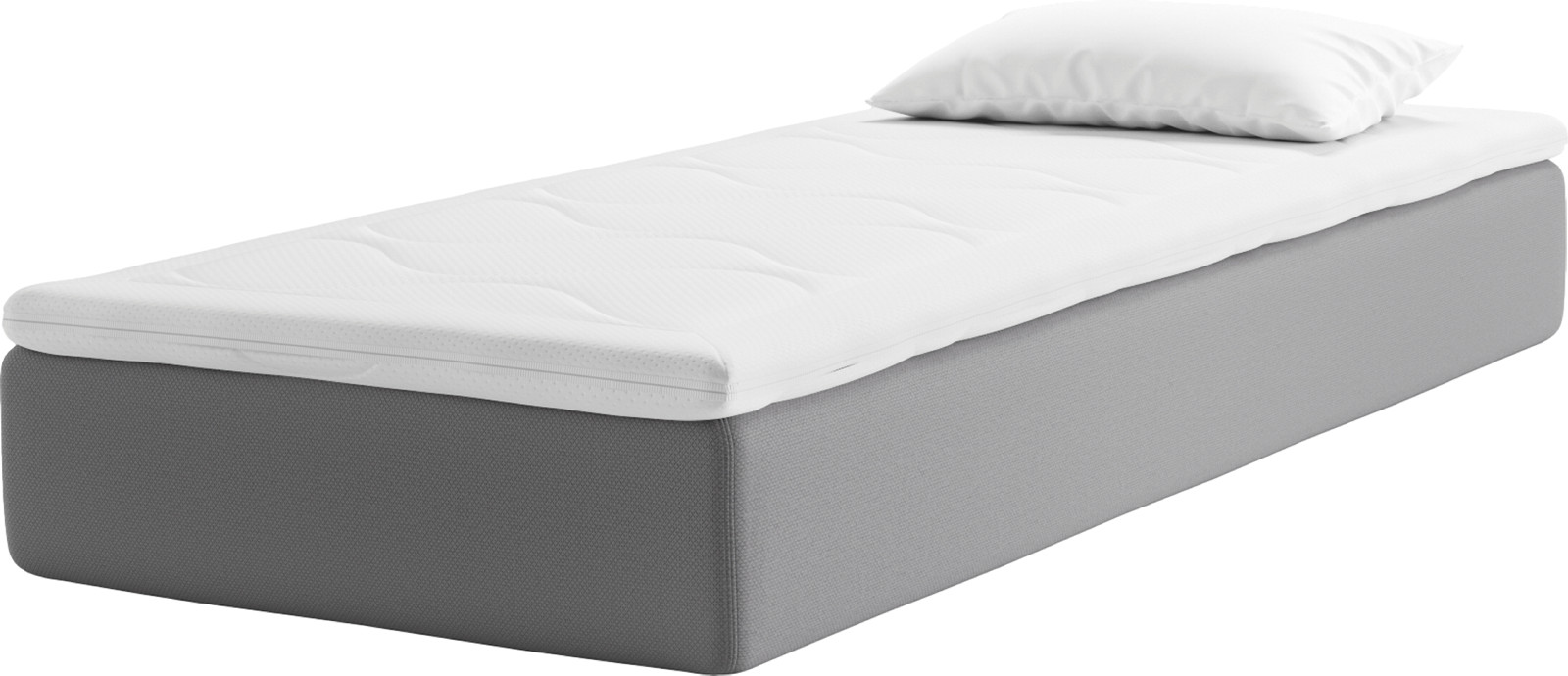 Zefir sengemadrass 90x200, Time Pale grey, Pure El