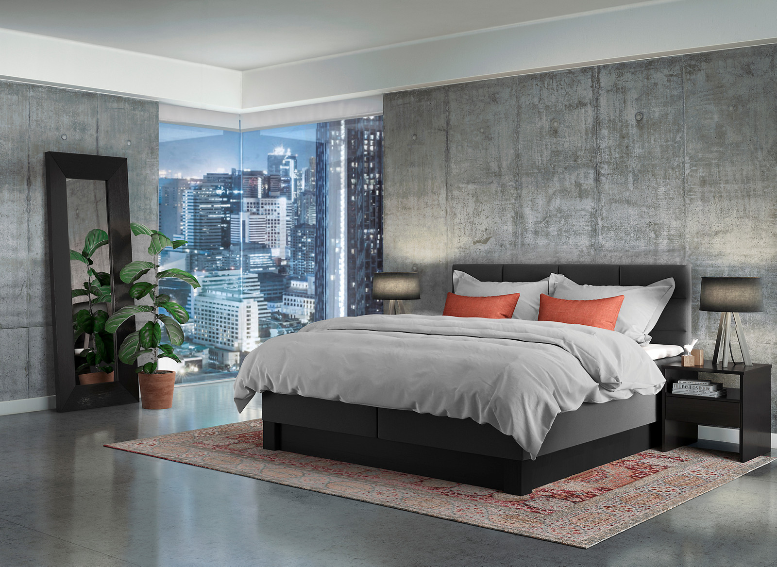 Zefir 2 ramme 150x200 Temp el OM Time Steel H.sokkel