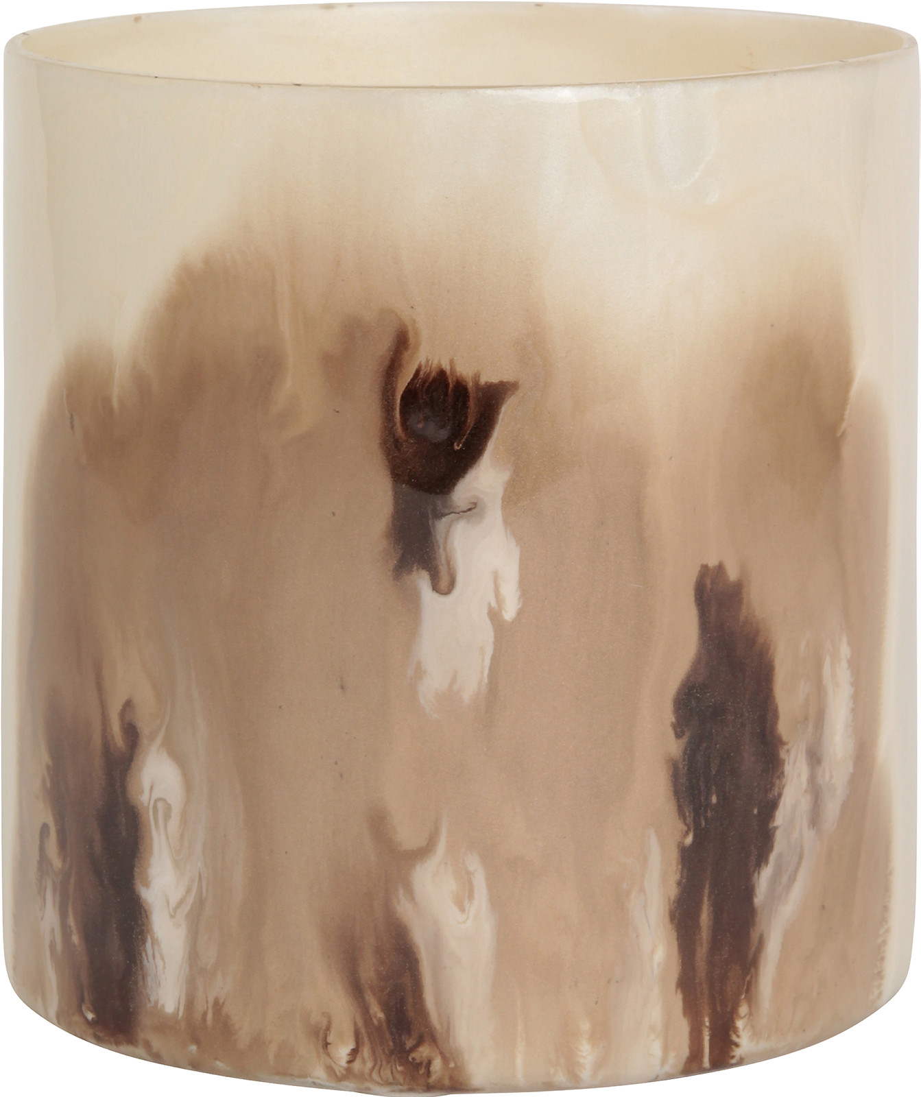 Aina Sollie Steen lyslykt beige, 15,2x15,2cm