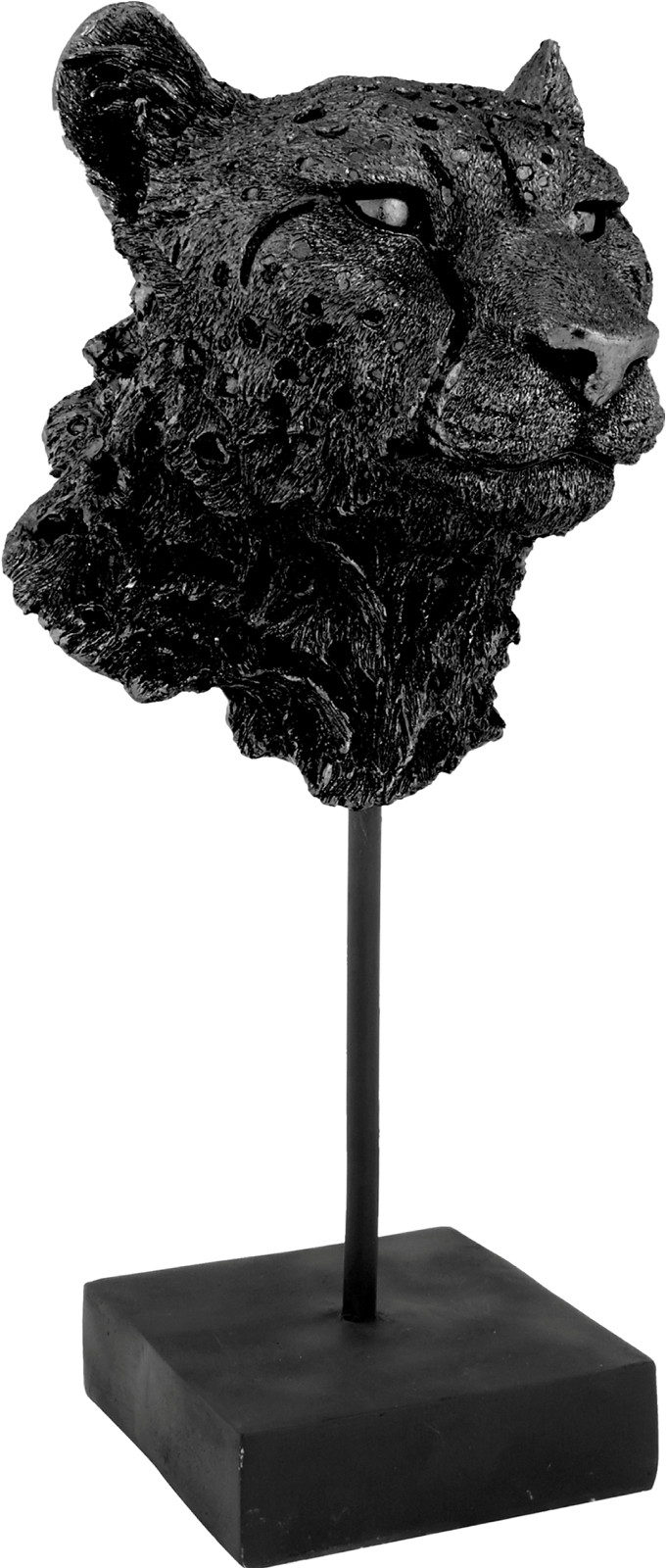 Gepard dekor sort H40 cm