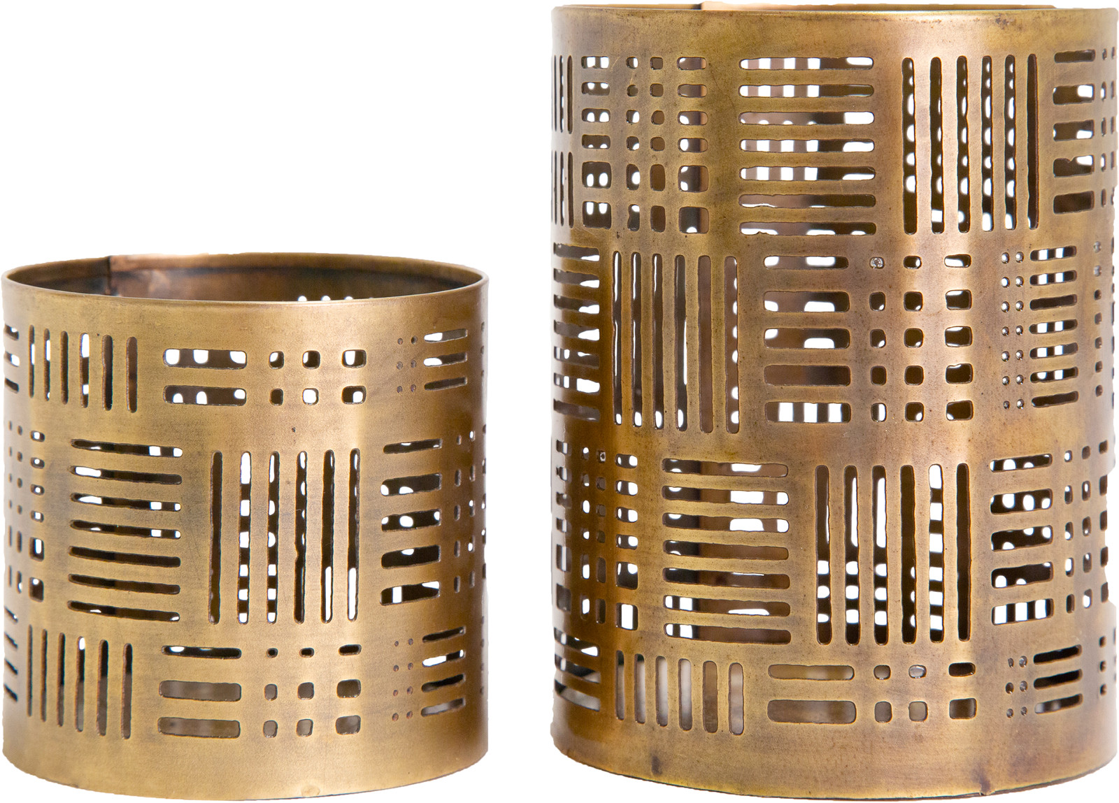 Nicolai telysholder antikk messing