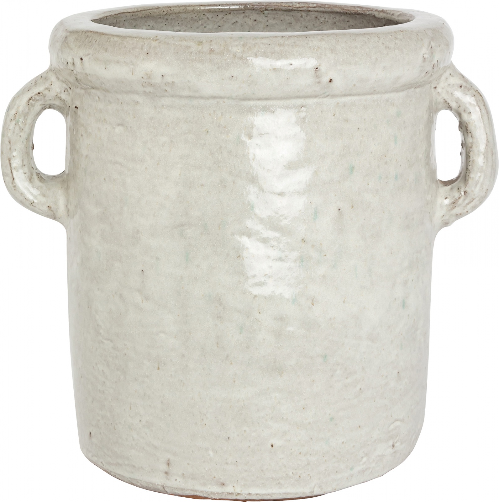 Aina Sollie Steen urne hvit, H35 Ø42 cm