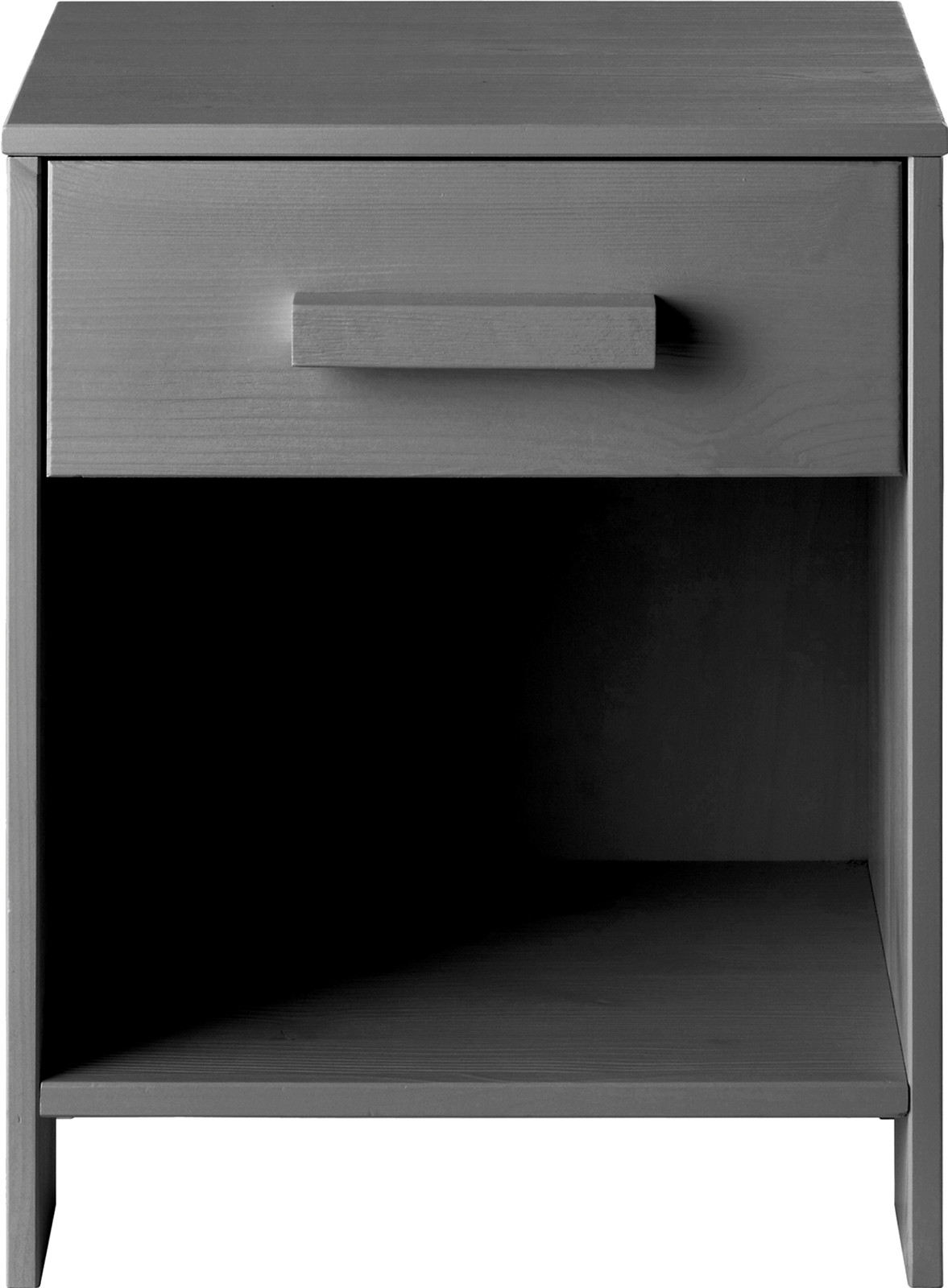 Dennis nattbord stålgrå