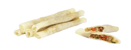 Open Crispy Duck Spring Roll
