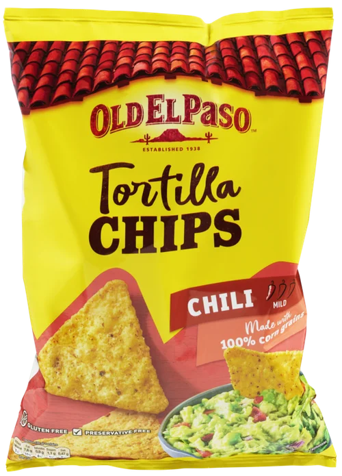Crunchy Tortilla Chips Chili
