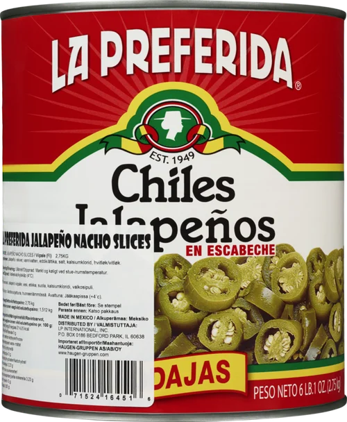 Sliced Jalapeños (Hot)