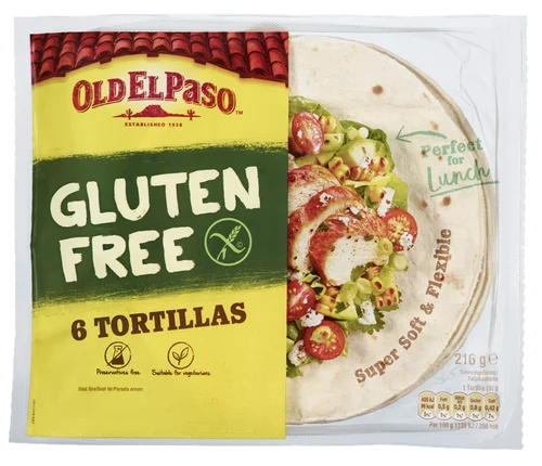 6 Tortillas Medium Gluten-Free
