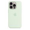 iPhone 15 Pro Silicone Case with MagSafe - Soft Mint