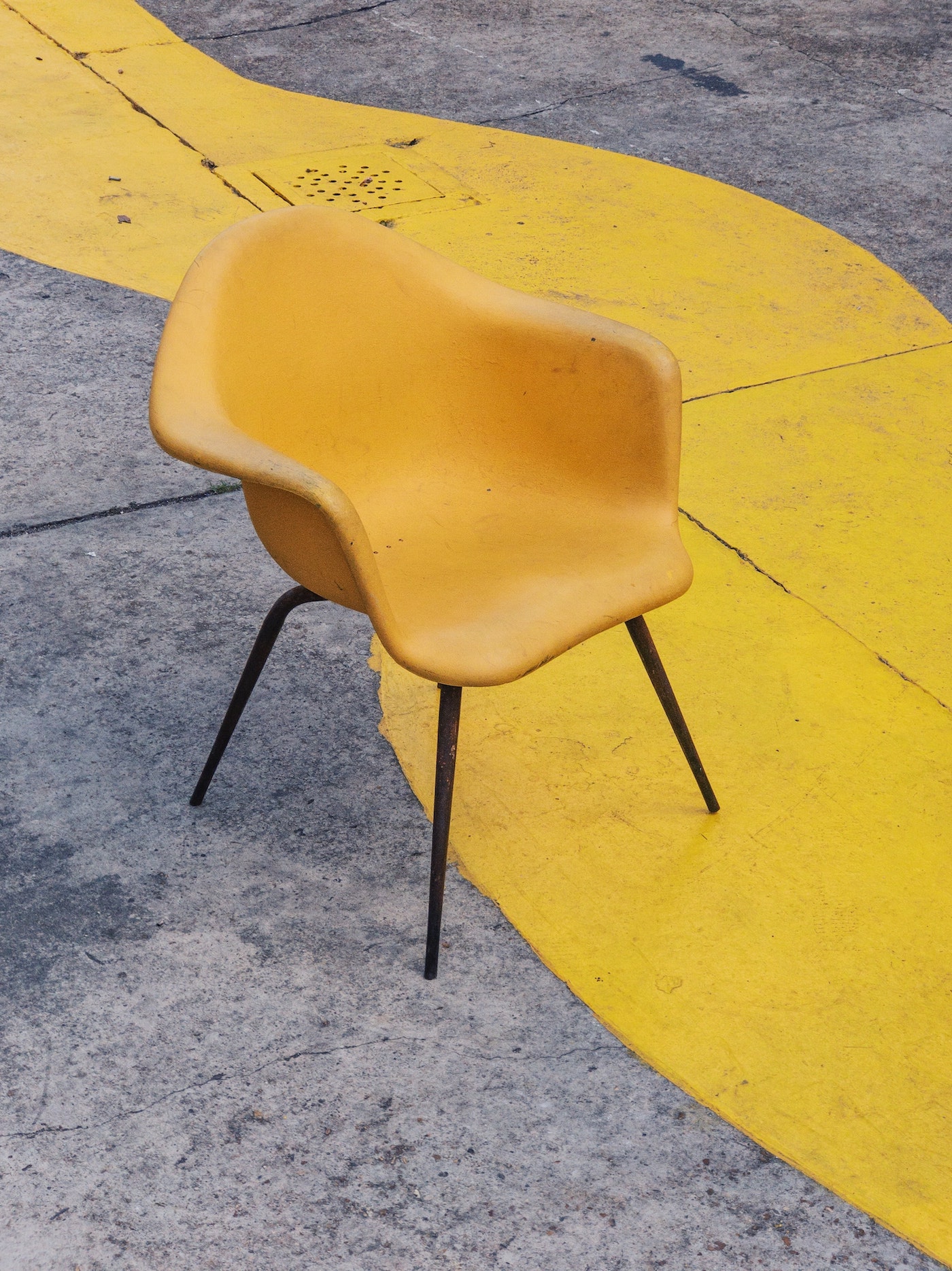 Funky Yellow Chair