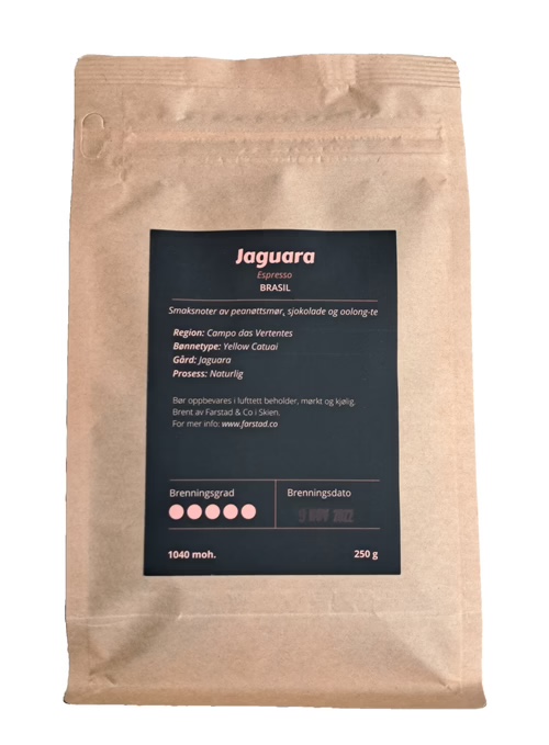 Bag of Jaguara coffee