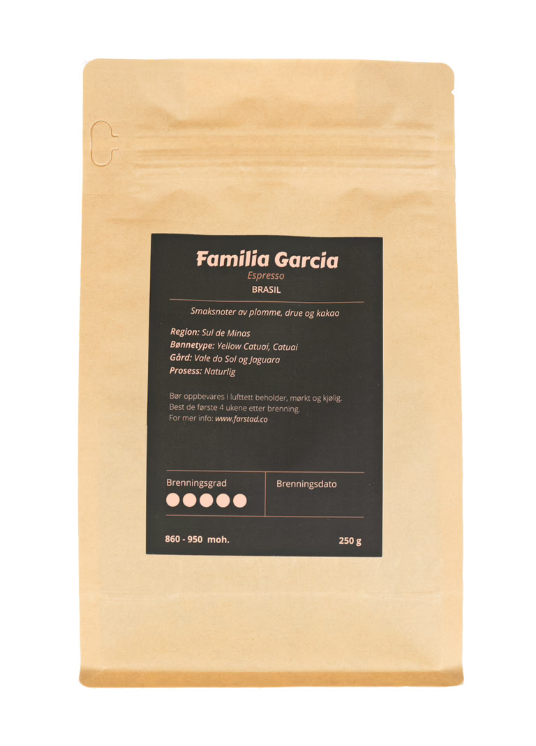 Familia Garcia coffee bag