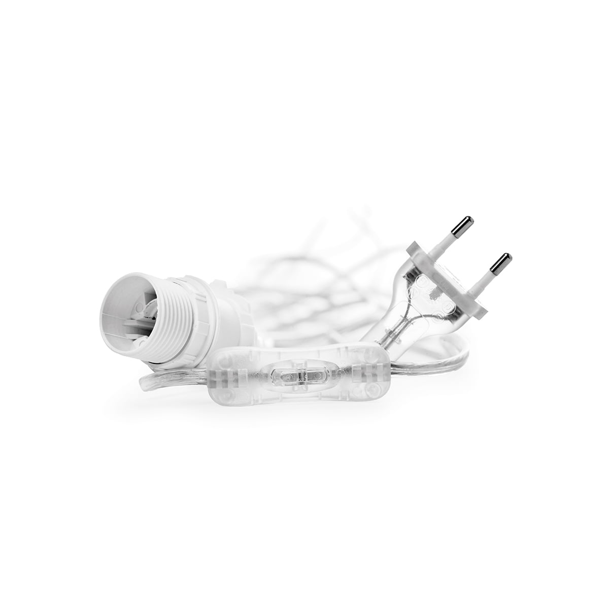 Ledning til Adventsstjerne transparent med bryter 5 meter