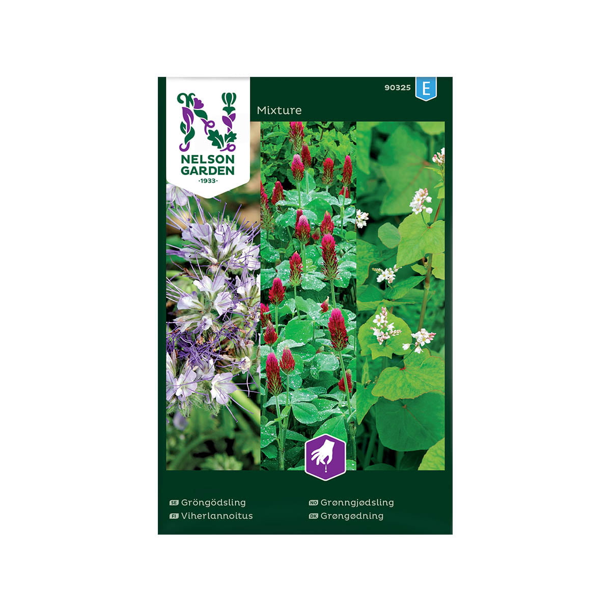 Blandingen inneholder honningurt, blodkløver, og bokhvete.