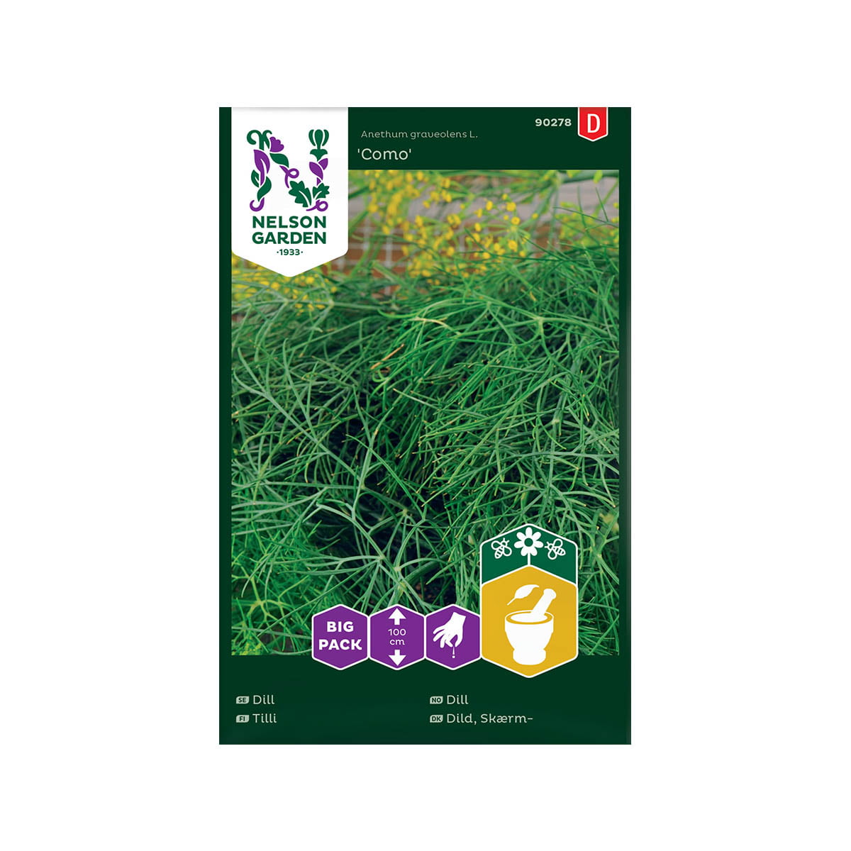 Sorten passer både som krondill og til å høstes som bladdill