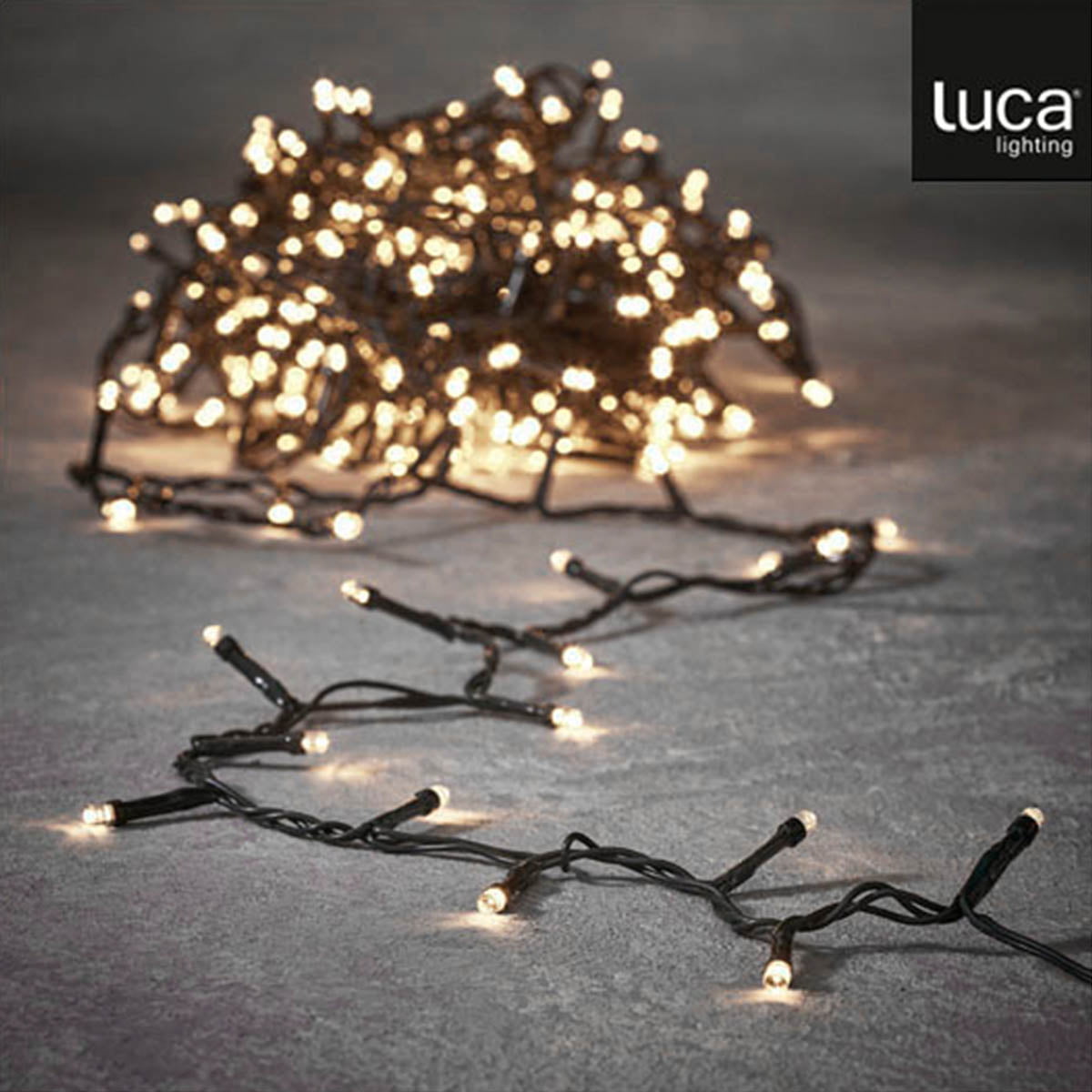 Luca lysslynge med 192 LED lys i klassisk hvit farge å lysene .