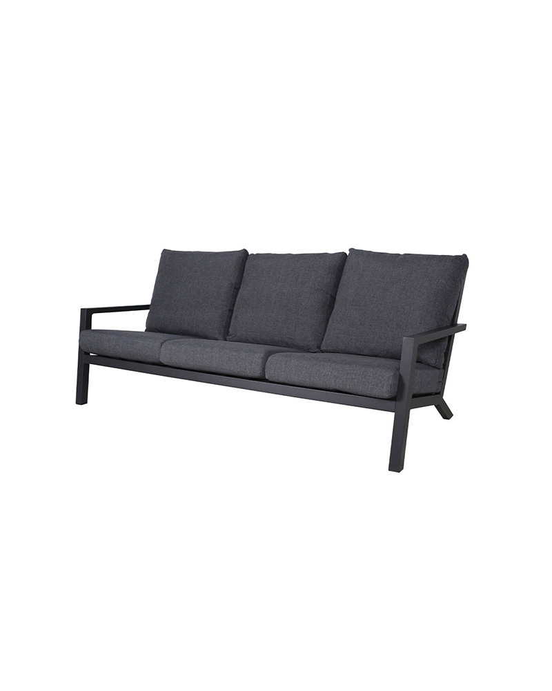 grå 3-seter sofa