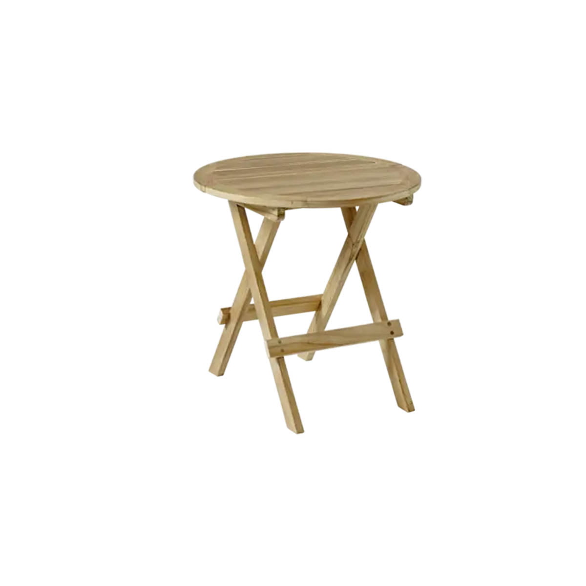 hagebord i teak, lite og passer til cafésett