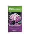 Rhododendronjord i 40 liters sekk.