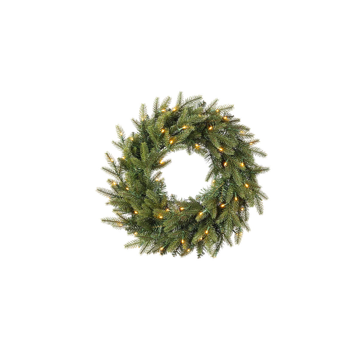 Naturtro krans i Røldal serien med 50 LED lys og en diameter på 50 cm. Nydelig på døren til jul. Lysene går på batteri, og har timer på 6 timer. Det vil si at du kan ha lysene på om kvelden og batterier varer lengre.