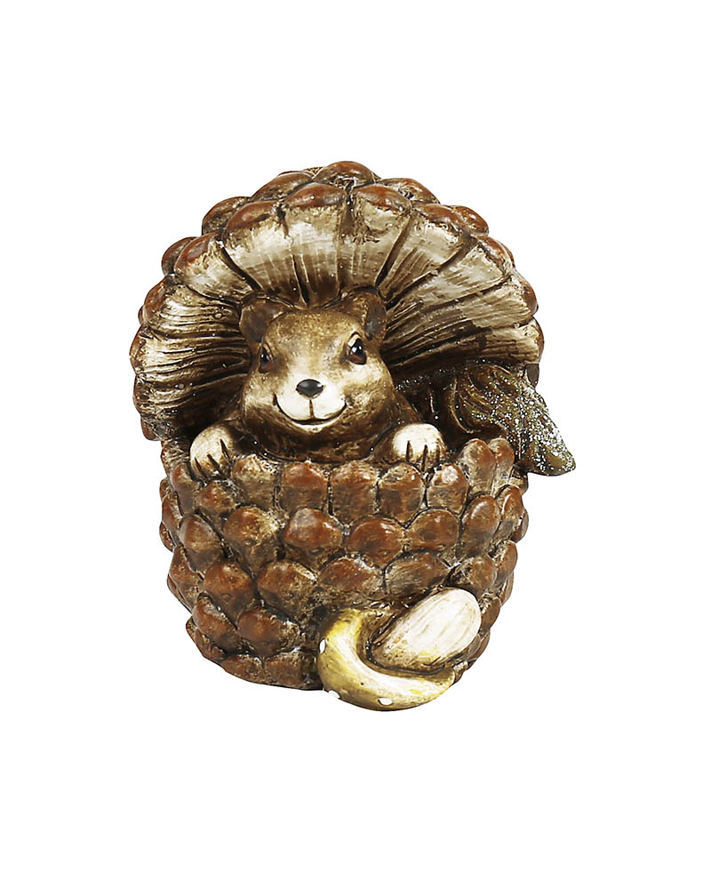 Wintertime ekorn i nøtt