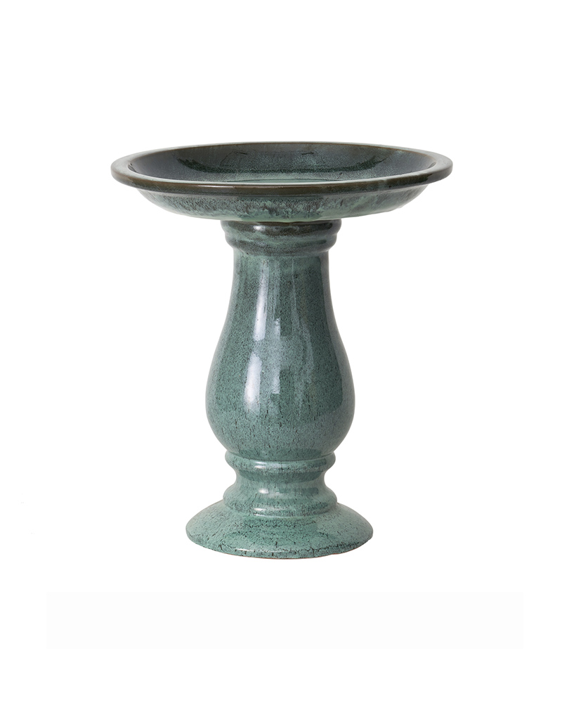Nazia fuglebad grønn H52 cm