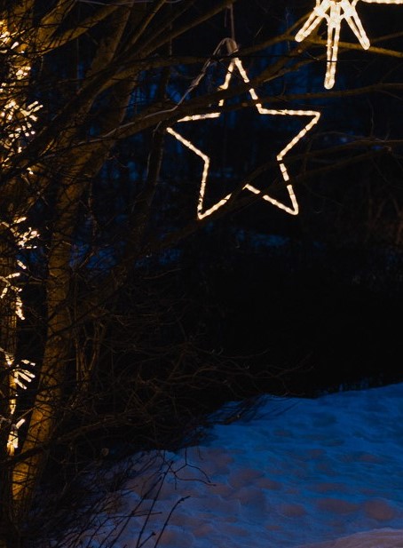 Julestjerne til å ha utendørs