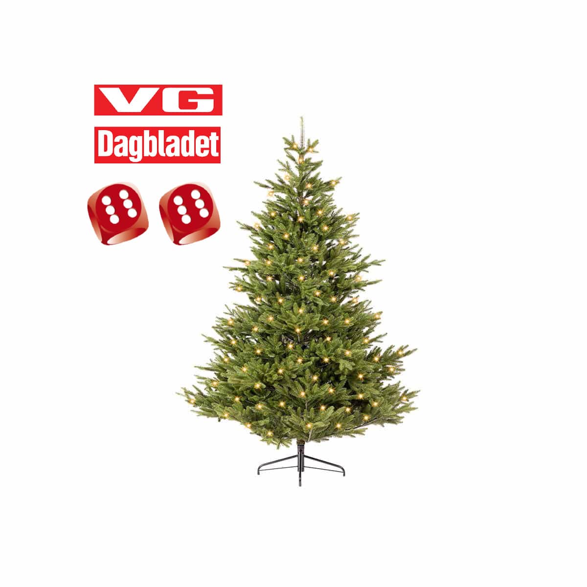 Kunstig juletre. Testvinner VG og best i test Dagbladet. 