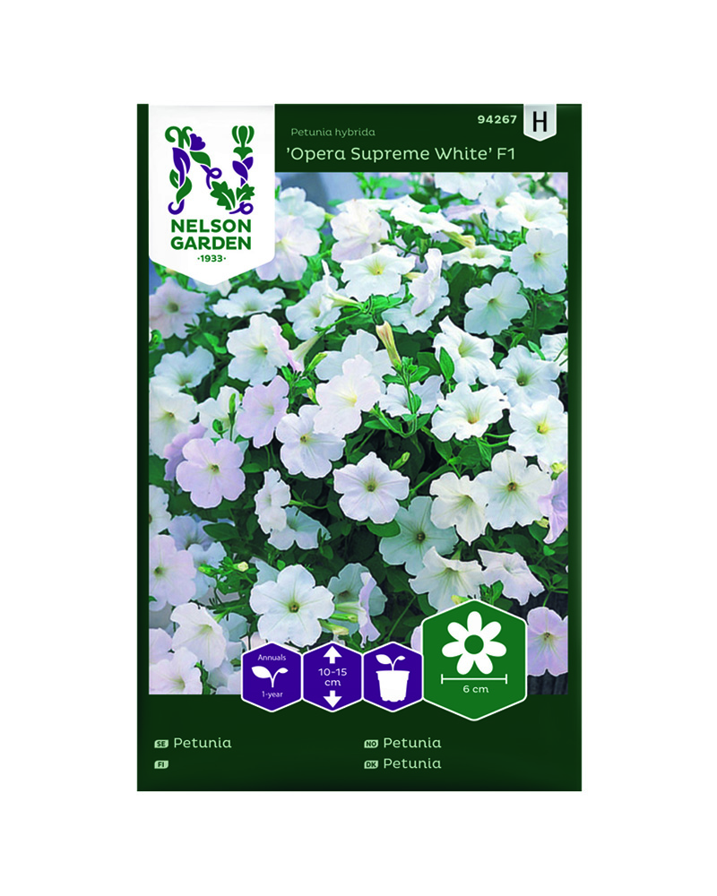 Petunia, Opera Supreme White F1