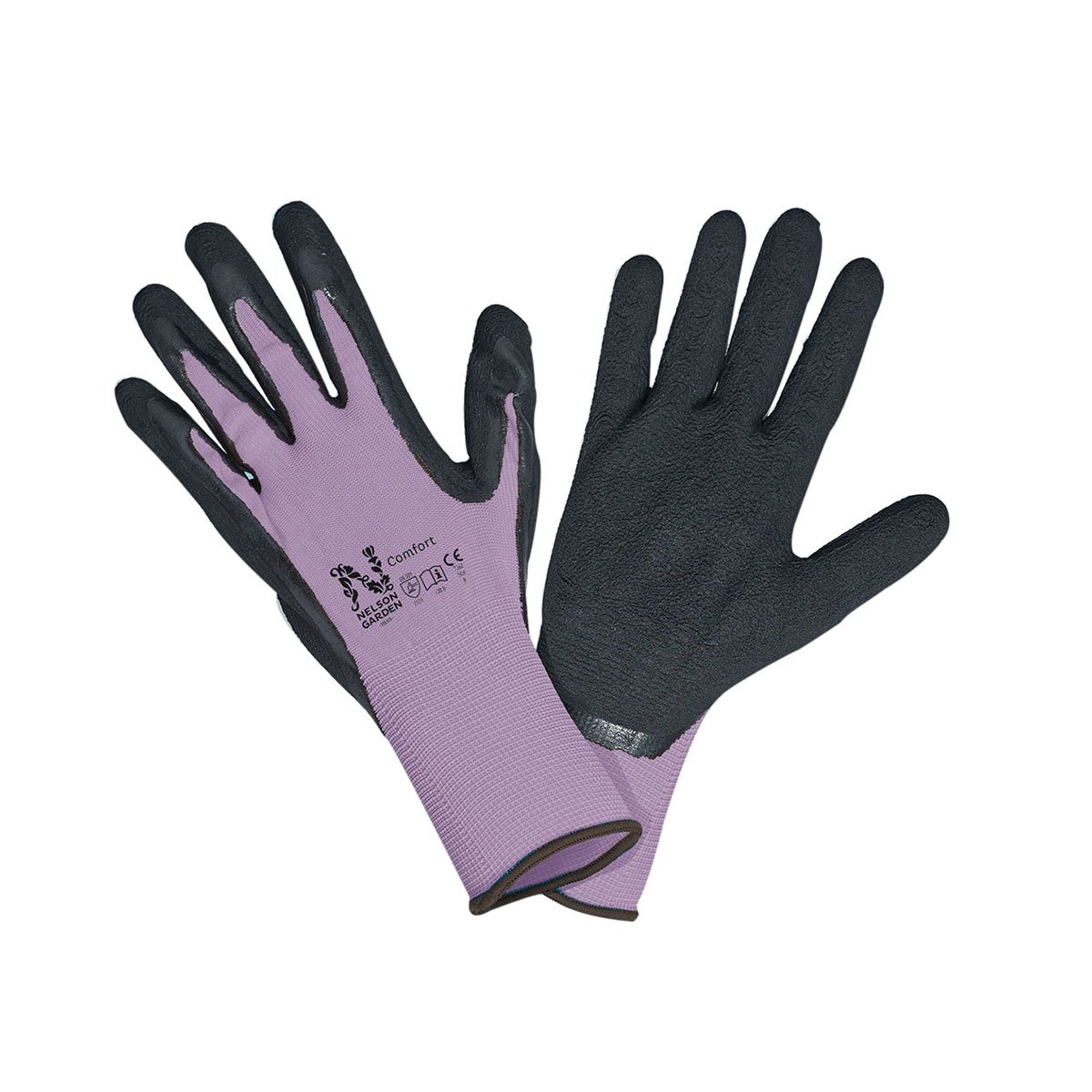 Hagehanske Comfort i lilla og svart størrelse 6-9