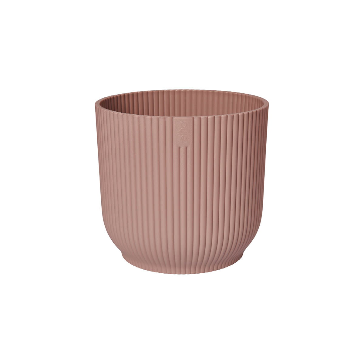Plastpotte i resirkulert plast 22 cm Rosa