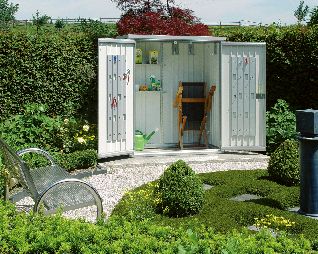 Biohort utstyrsskap 150 sølv