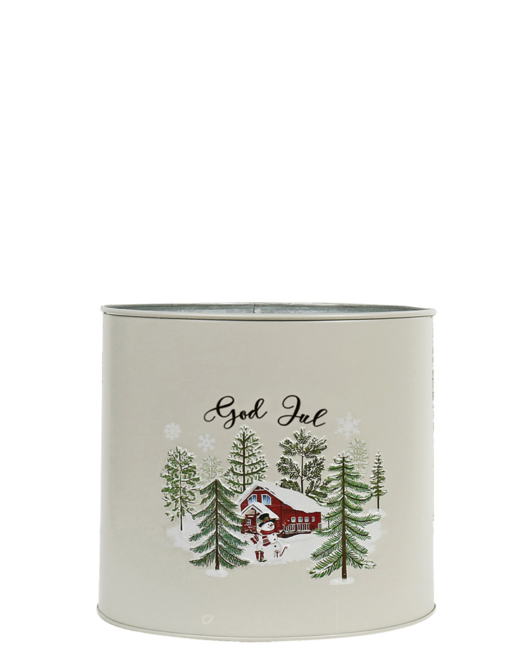 God jul metall potte 19,7 cm