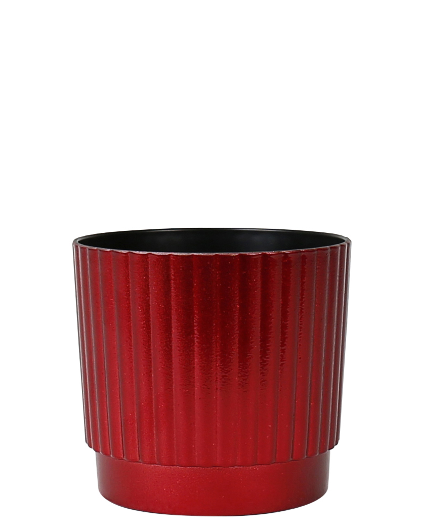 Blomsterpotte fashion rød