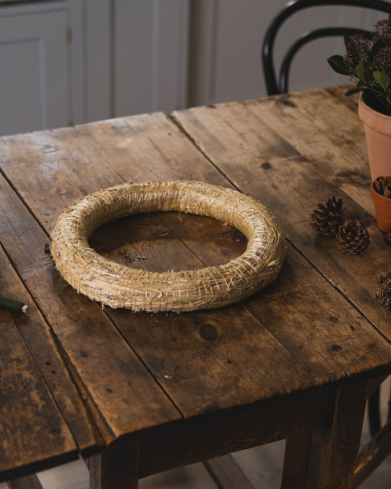 Dørkrans, halmkrans, diy