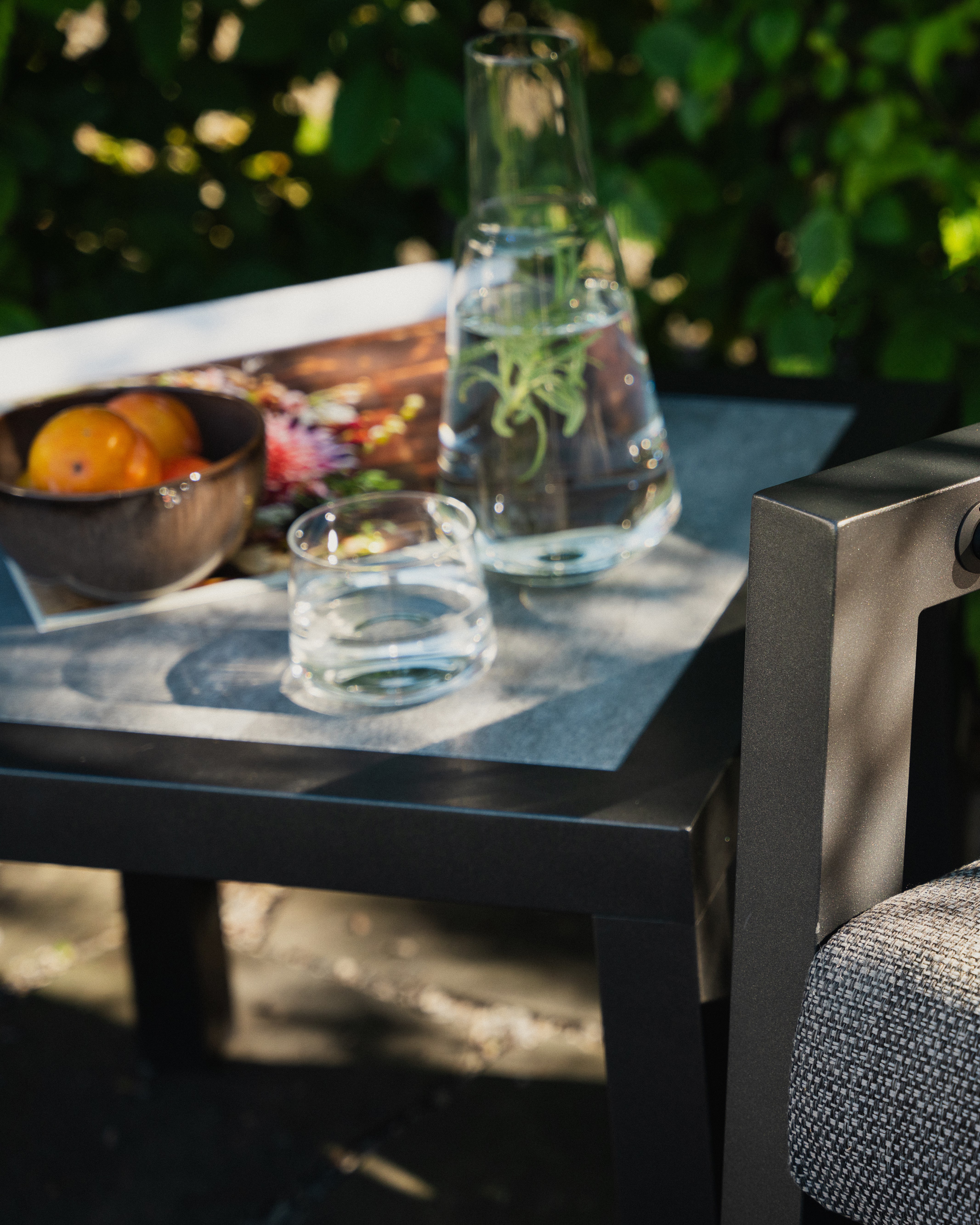 Skagen sidebord antrasitt