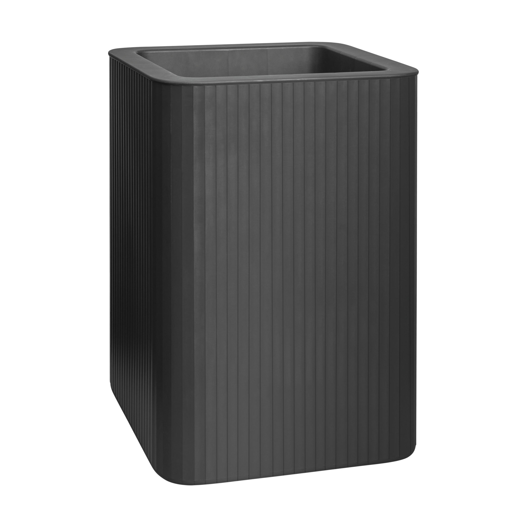 Jive plantekasse striper høy 40 cm antrasitt