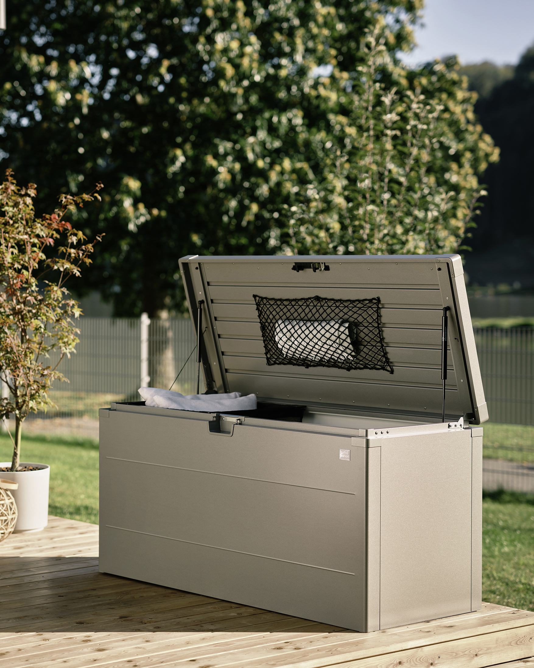 Biohort Putekasse StyleBox 140 cm grå