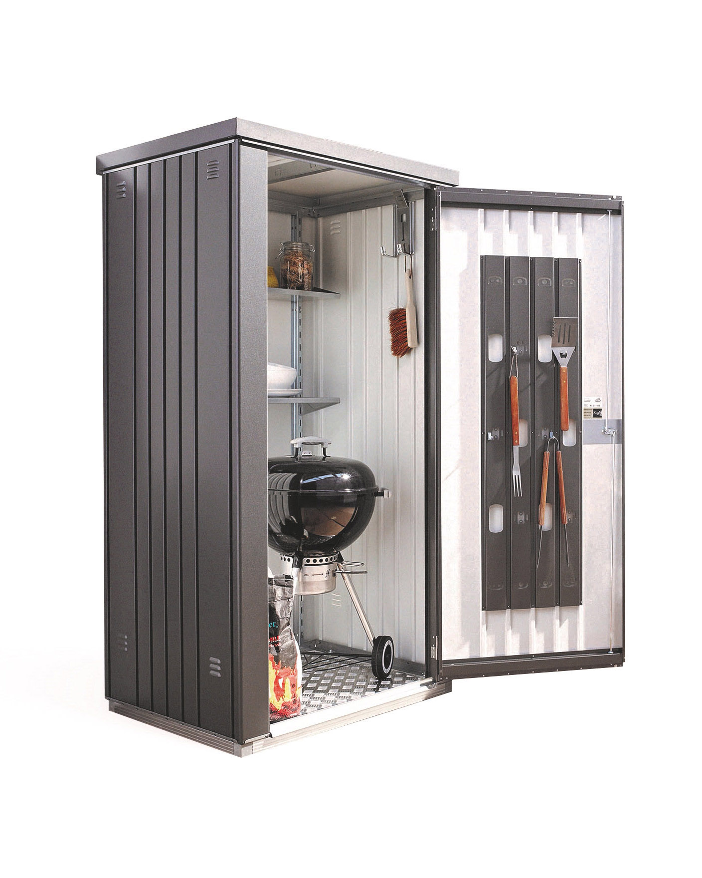 Biohort Redskapsbod str 90 mørk grå