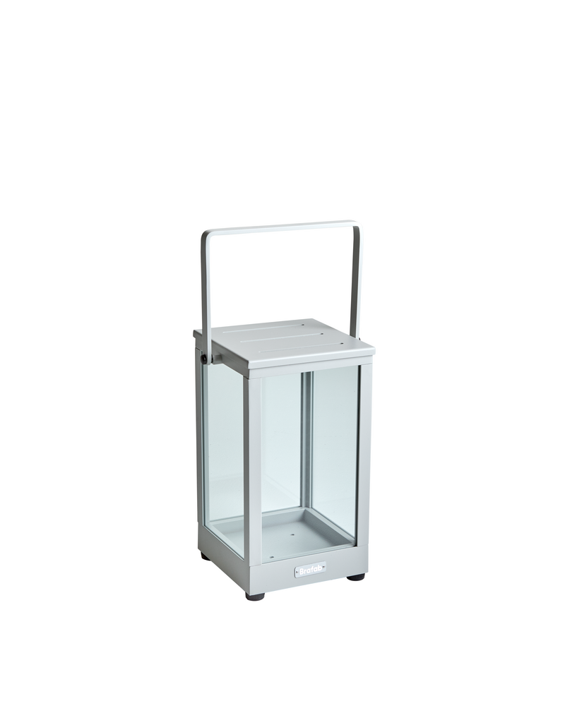 Lykt Belfort lys grå H45,5 cm