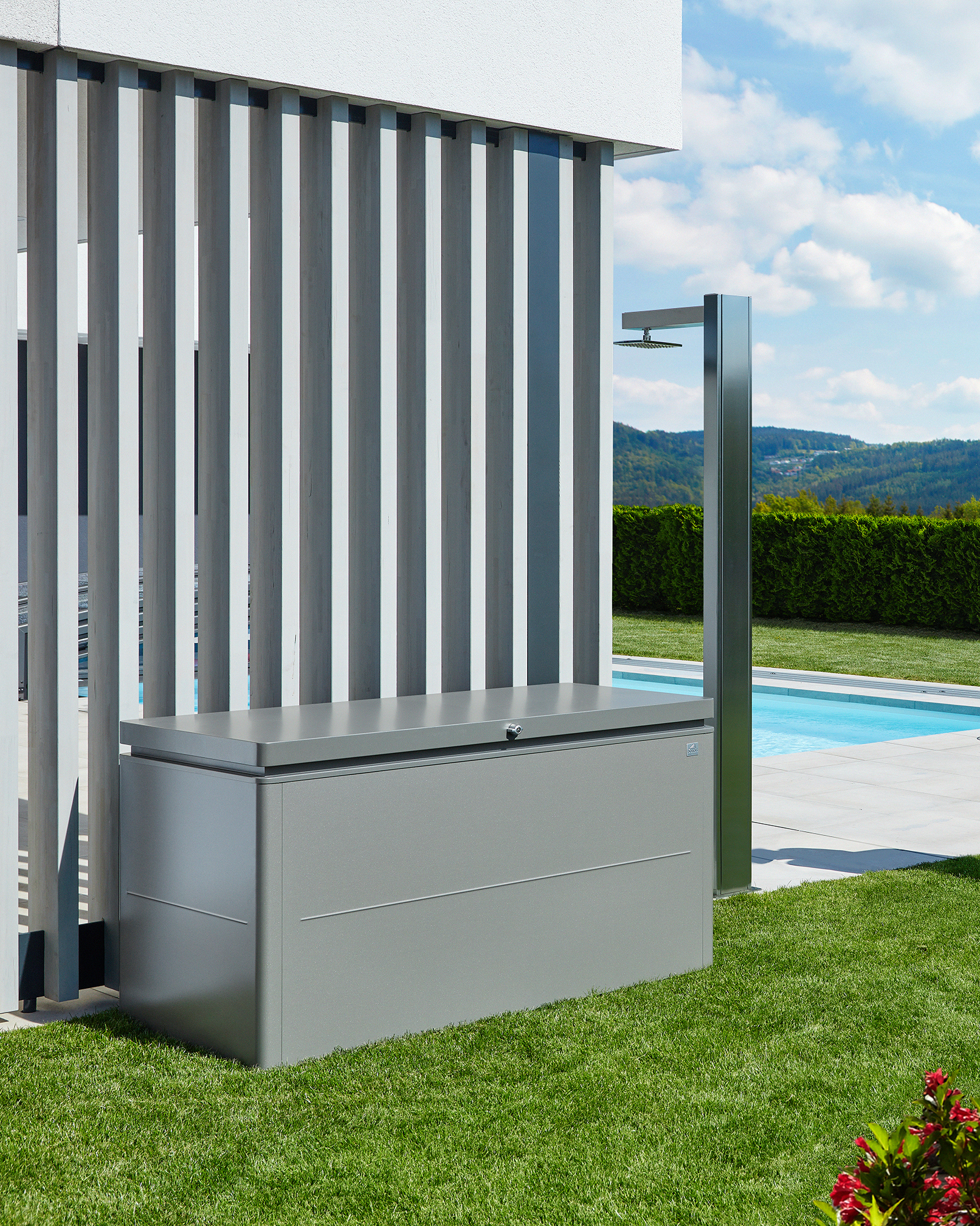 Biohort Putekasse Loungebox 160 kvartsgrå, 850 L