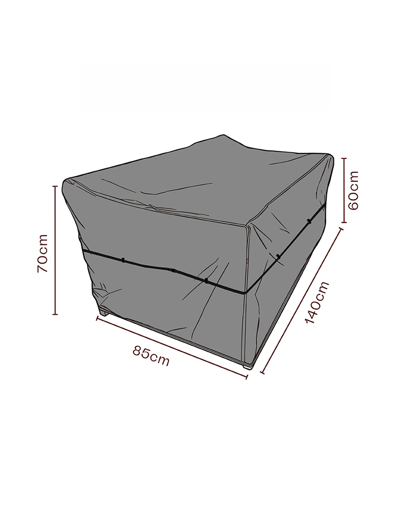 Møbeltrekk pustende 140x85x70