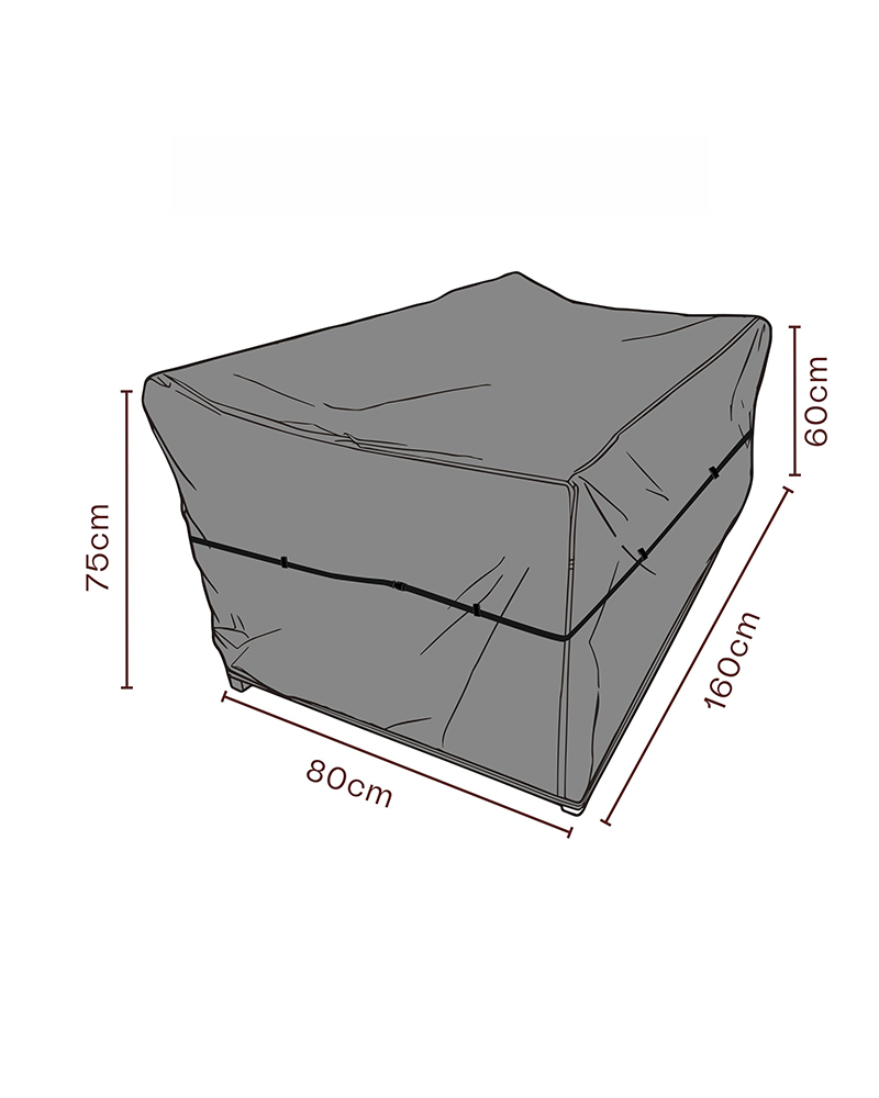 Møbeltrekk pustende 160x80x75