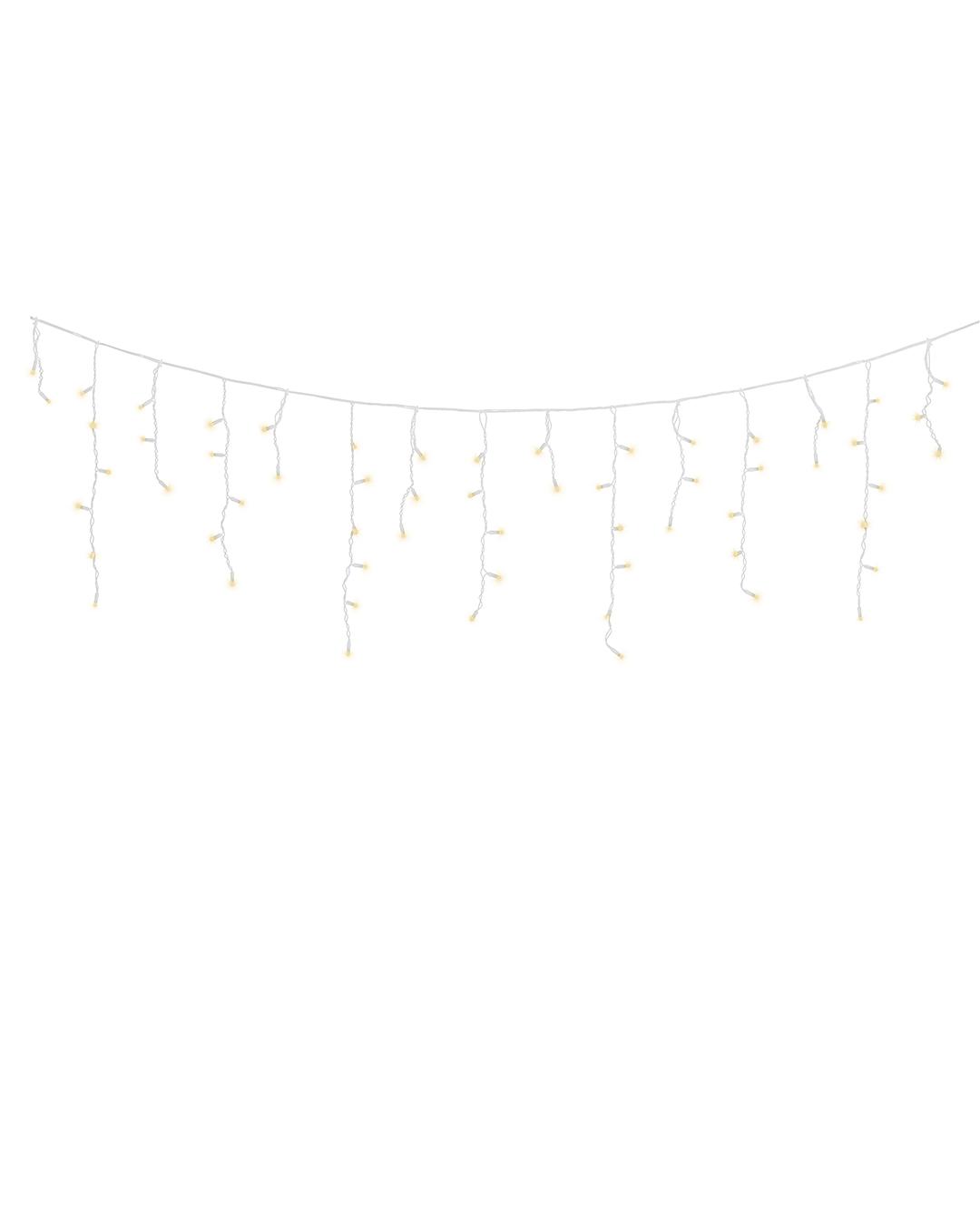 Pro-lights Connect istapp lyslenke hvit 3,6 m soft gold