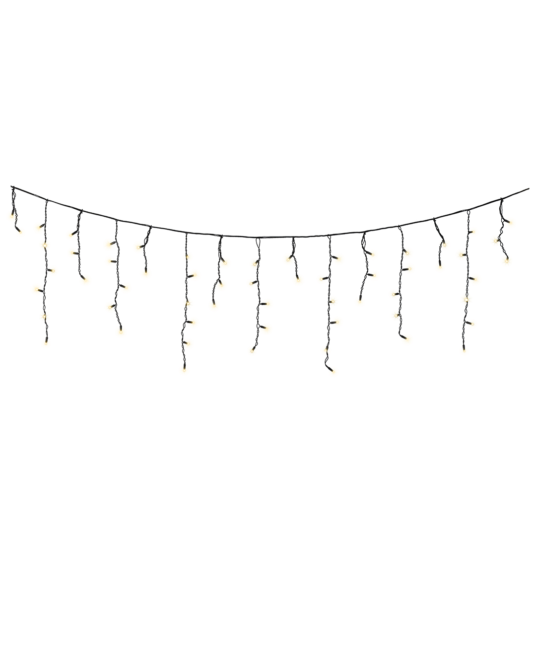 Pro-lights Connect istapp lyslenke svart 3,6 m soft gold